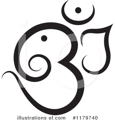 Royalty-Free (RF) Om Symbol Clipart Illustration by Lal Perera - Stock Sample #1179740