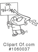 On Strike Clipart #1060037 by toonaday