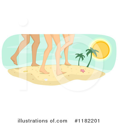Royalty-Free (RF) On The Beach Clipart Illustration by BNP Design Studio - Stock Sample #1182201