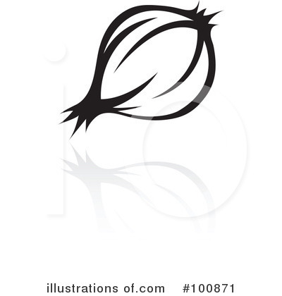 Royalty-Free (RF) Onion Clipart Illustration by cidepix - Stock Sample #100871
