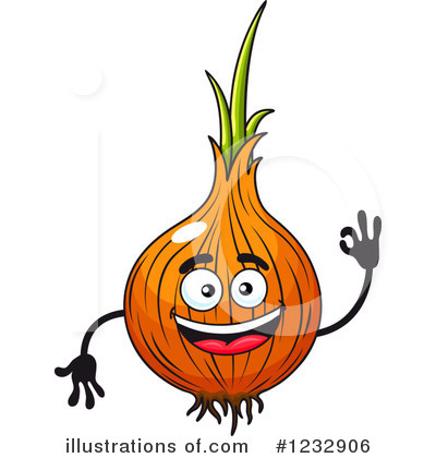 Royalty-Free (RF) Onion Clipart Illustration by Vector Tradition SM - Stock Sample #1232906