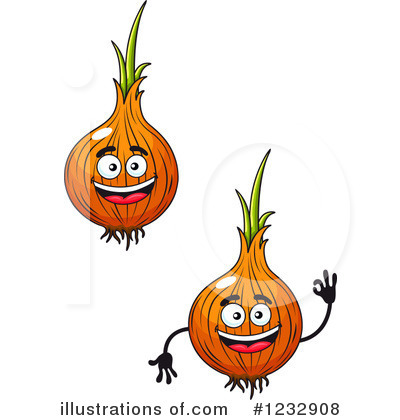 Royalty-Free (RF) Onion Clipart Illustration by Vector Tradition SM - Stock Sample #1232908