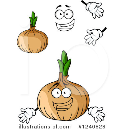 Royalty-Free (RF) Onion Clipart Illustration by Vector Tradition SM - Stock Sample #1240828