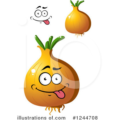 Royalty-Free (RF) Onion Clipart Illustration by Vector Tradition SM - Stock Sample #1244708