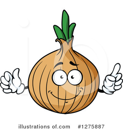 Royalty-Free (RF) Onion Clipart Illustration by Vector Tradition SM - Stock Sample #1275887