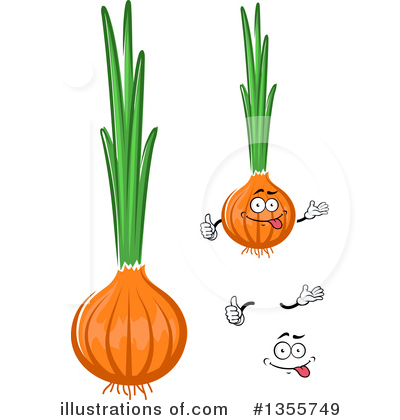 Royalty-Free (RF) Onion Clipart Illustration by Vector Tradition SM - Stock Sample #1355749