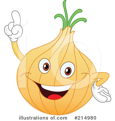 Royalty-Free (RF) Onion Clipart Illustration by yayayoyo - Stock Sample #214980