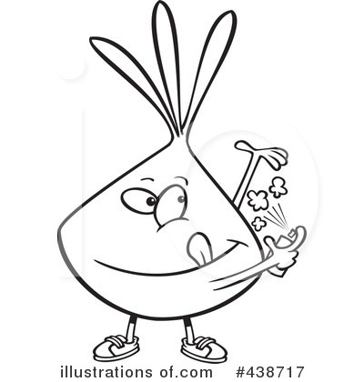 Royalty-Free (RF) Onion Clipart Illustration by toonaday - Stock Sample #438717
