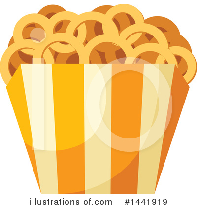 Onion Rings Clipart #1441919 by Vector Tradition SM