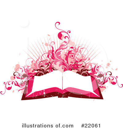 Royalty-Free (RF) Open Book Clipart Illustration by OnFocusMedia - Stock Sample #22061