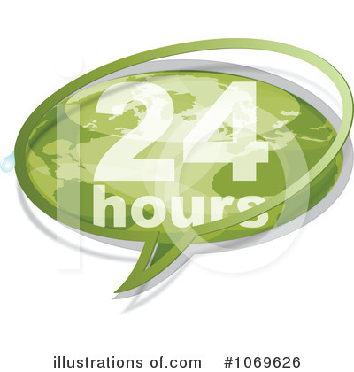 24 Hours Clipart #1069626 by Andrei Marincas