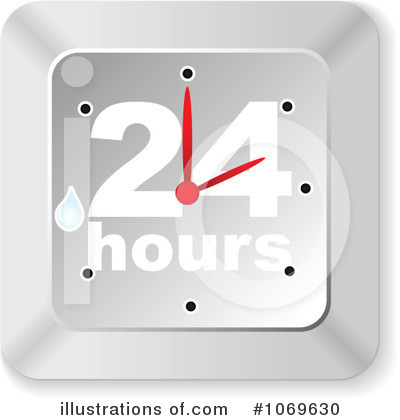 Twenty Four Hours Clipart #1069630 by Andrei Marincas