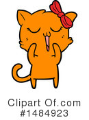 Orange Cat Clipart #1484923 by lineartestpilot