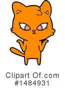 Orange Cat Clipart #1484931 by lineartestpilot