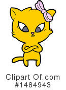 Orange Cat Clipart #1484943 by lineartestpilot