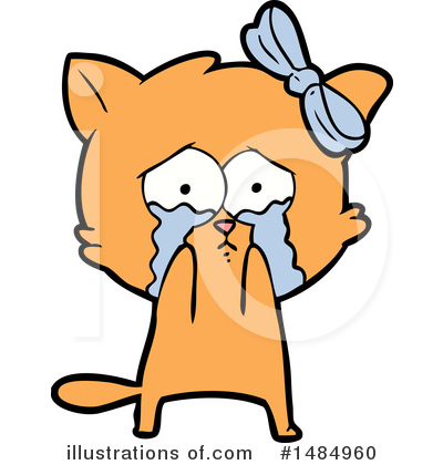 Royalty-Free (RF) Orange Cat Clipart Illustration by lineartestpilot - Stock Sample #1484960