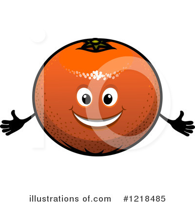 Royalty-Free (RF) Orange Clipart Illustration by Vector Tradition SM - Stock Sample #1218485