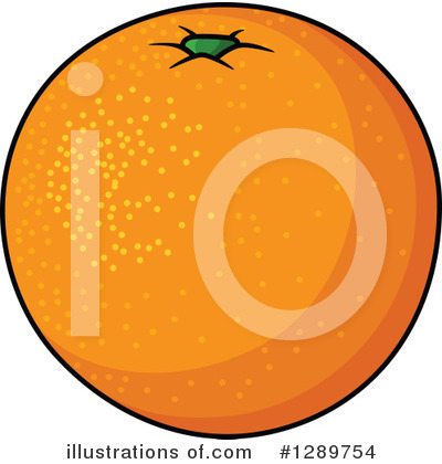 Royalty-Free (RF) Orange Clipart Illustration by Vector Tradition SM - Stock Sample #1289754