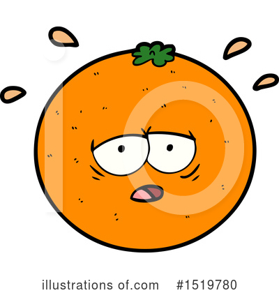Royalty-Free (RF) Orange Clipart Illustration by lineartestpilot - Stock Sample #1519780