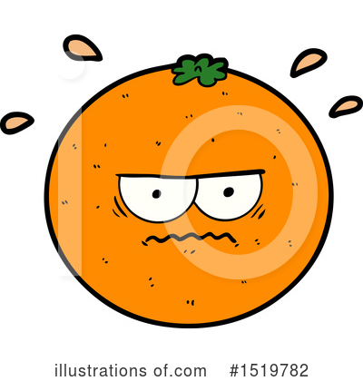 Royalty-Free (RF) Orange Clipart Illustration by lineartestpilot - Stock Sample #1519782