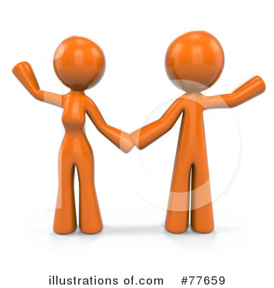 Royalty-Free (RF) Orange Collection Clipart Illustration by Leo Blanchette - Stock Sample #77659