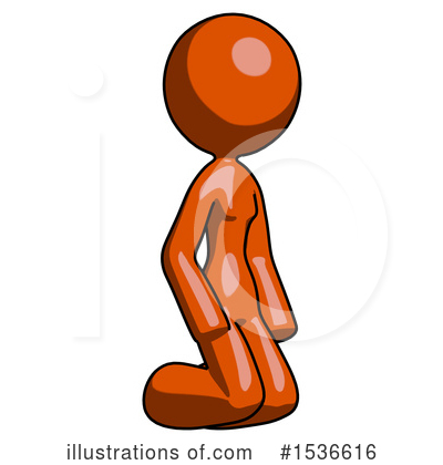 Royalty-Free (RF) Orange Design Mascot Clipart Illustration by Leo Blanchette - Stock Sample #1536616