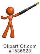 Orange Design Mascot Clipart #1536623 by Leo Blanchette