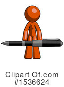 Orange Design Mascot Clipart #1536624 by Leo Blanchette