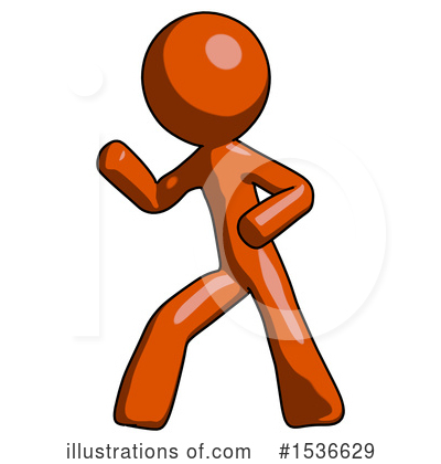 Royalty-Free (RF) Orange Design Mascot Clipart Illustration by Leo Blanchette - Stock Sample #1536629