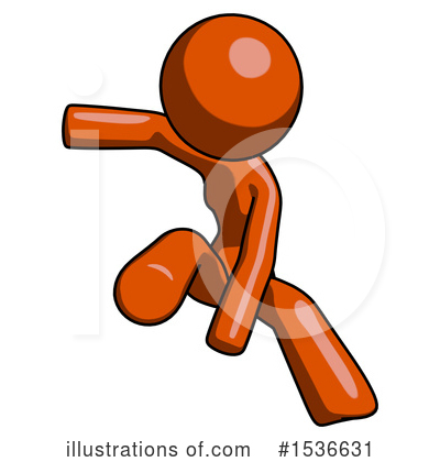 Royalty-Free (RF) Orange Design Mascot Clipart Illustration by Leo Blanchette - Stock Sample #1536631