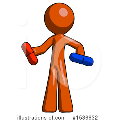 Royalty-Free (RF) Orange Design Mascot Clipart Illustration by Leo Blanchette - Stock Sample #1536632
