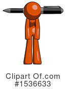 Orange Design Mascot Clipart #1536633 by Leo Blanchette