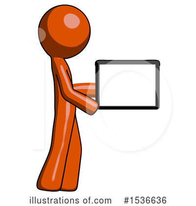 Royalty-Free (RF) Orange Design Mascot Clipart Illustration by Leo Blanchette - Stock Sample #1536636