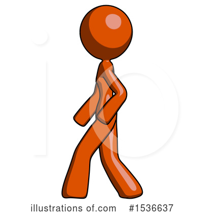 Royalty-Free (RF) Orange Design Mascot Clipart Illustration by Leo Blanchette - Stock Sample #1536637