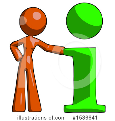 Royalty-Free (RF) Orange Design Mascot Clipart Illustration by Leo Blanchette - Stock Sample #1536641