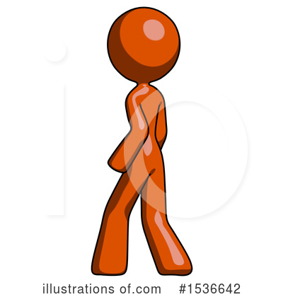 Royalty-Free (RF) Orange Design Mascot Clipart Illustration by Leo Blanchette - Stock Sample #1536642