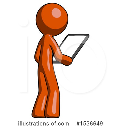 Royalty-Free (RF) Orange Design Mascot Clipart Illustration by Leo Blanchette - Stock Sample #1536649