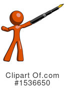 Orange Design Mascot Clipart #1536650 by Leo Blanchette