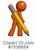 Orange Design Mascot Clipart #1536654 by Leo Blanchette