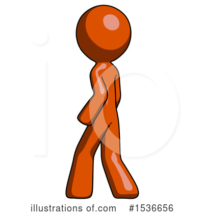 Royalty-Free (RF) Orange Design Mascot Clipart Illustration by Leo Blanchette - Stock Sample #1536656