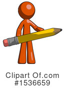 Orange Design Mascot Clipart #1536659 by Leo Blanchette