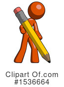 Orange Design Mascot Clipart #1536664 by Leo Blanchette