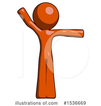 Royalty-Free (RF) Orange Design Mascot Clipart Illustration by Leo Blanchette - Stock Sample #1536669
