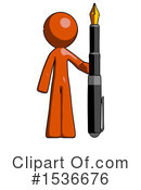 Orange Design Mascot Clipart #1536676 by Leo Blanchette
