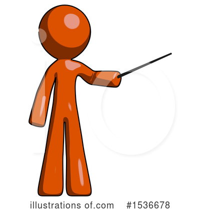 Royalty-Free (RF) Orange Design Mascot Clipart Illustration by Leo Blanchette - Stock Sample #1536678