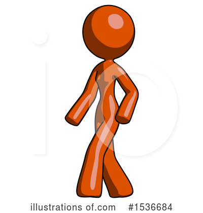 Royalty-Free (RF) Orange Design Mascot Clipart Illustration by Leo Blanchette - Stock Sample #1536684