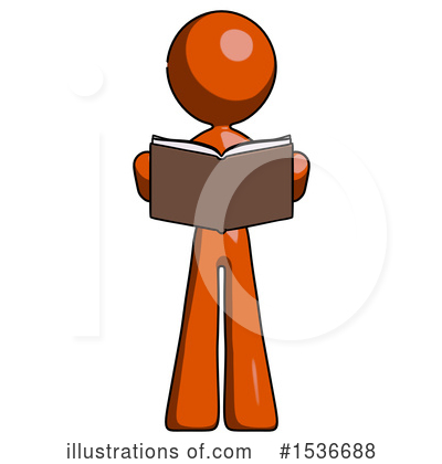 Royalty-Free (RF) Orange Design Mascot Clipart Illustration by Leo Blanchette - Stock Sample #1536688