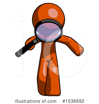 Royalty-Free (RF) Orange Design Mascot Clipart Illustration by Leo Blanchette - Stock Sample #1536692