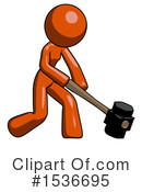 Orange Design Mascot Clipart #1536695 by Leo Blanchette