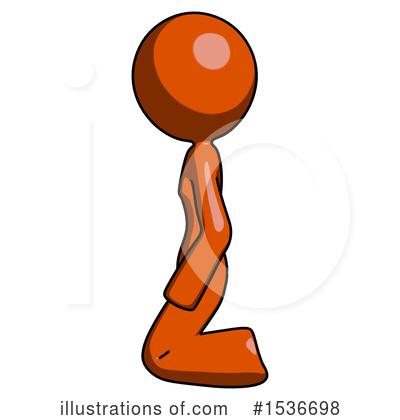Royalty-Free (RF) Orange Design Mascot Clipart Illustration by Leo Blanchette - Stock Sample #1536698